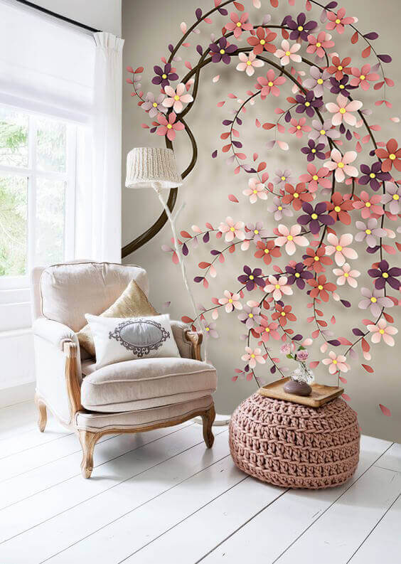 Boom met bloemen erop u30093pih1m - Boom met bloemen erop - tegory