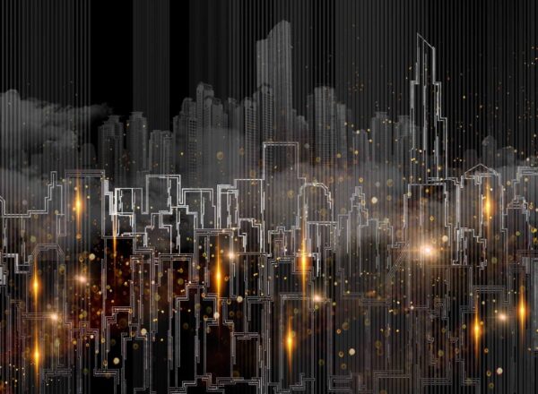 Tekening van een stad u28545p 600x440 - Tekening van een stad - tegory