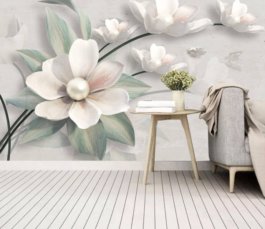Delicate bloemen met zachte tinten Delicate bloemen met zachte tinten