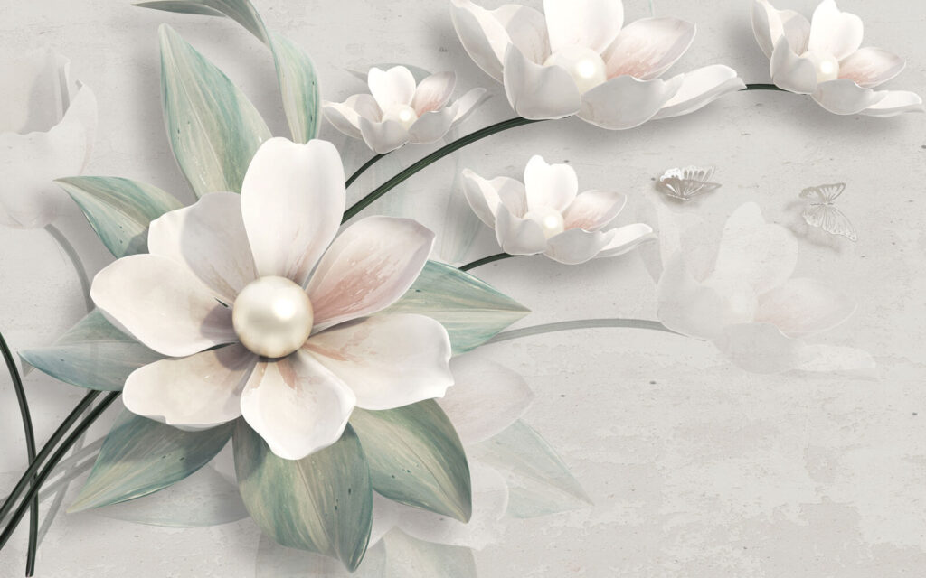 Delicate bloemen met zachte tinten Delicate bloemen met zachte tinten