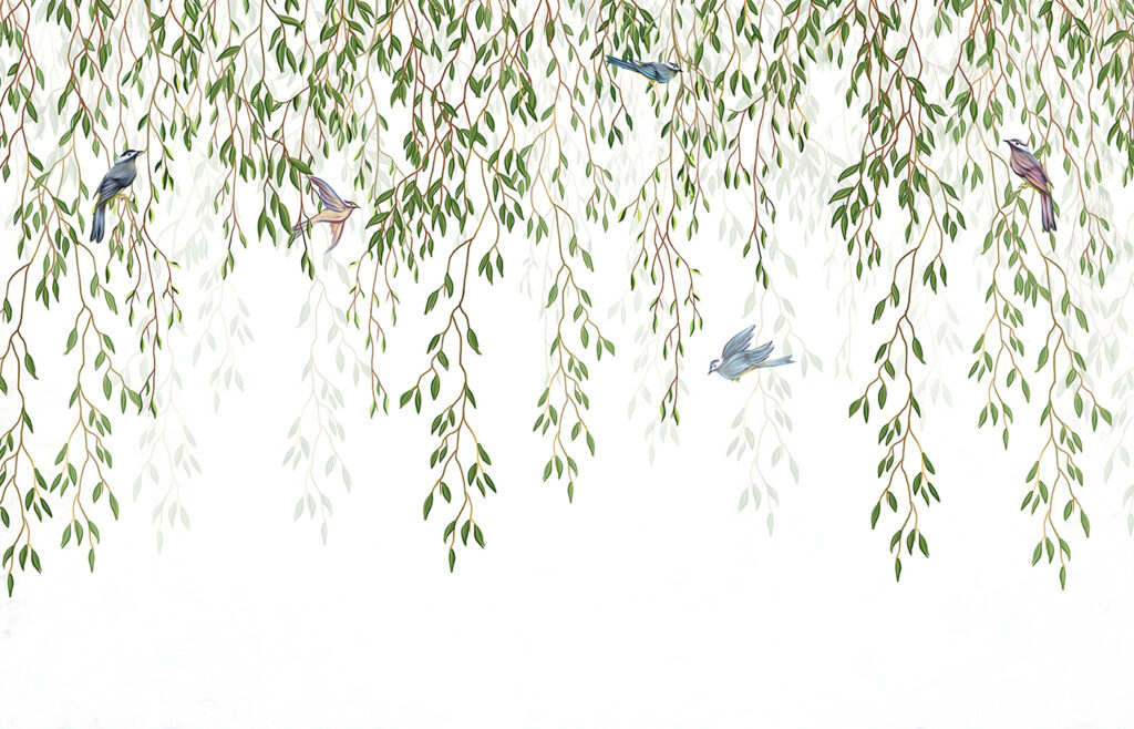 Vogels op een boomtak Vogels op een boomtak