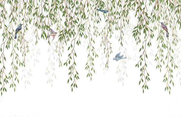 Vogels op een boomtak Vogels op een boomtak