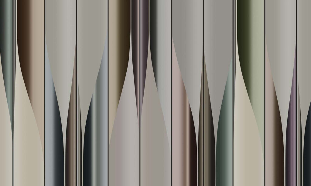 Elegante golven van gedempte kleuren Elegante golven van gedempte kleuren