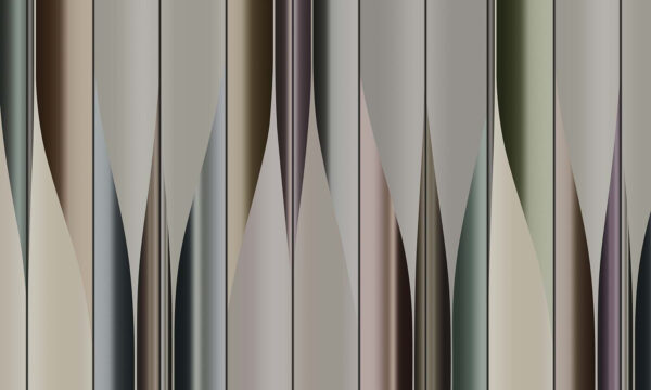Elegante golven van gedempte kleuren Elegante golven van gedempte kleuren