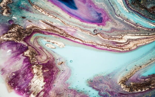Abstracte golven van kleur en textuur Abstracte golven van kleur en textuur