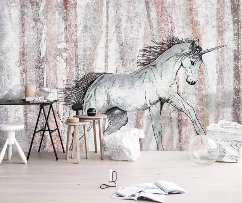 Tekening van een paard
