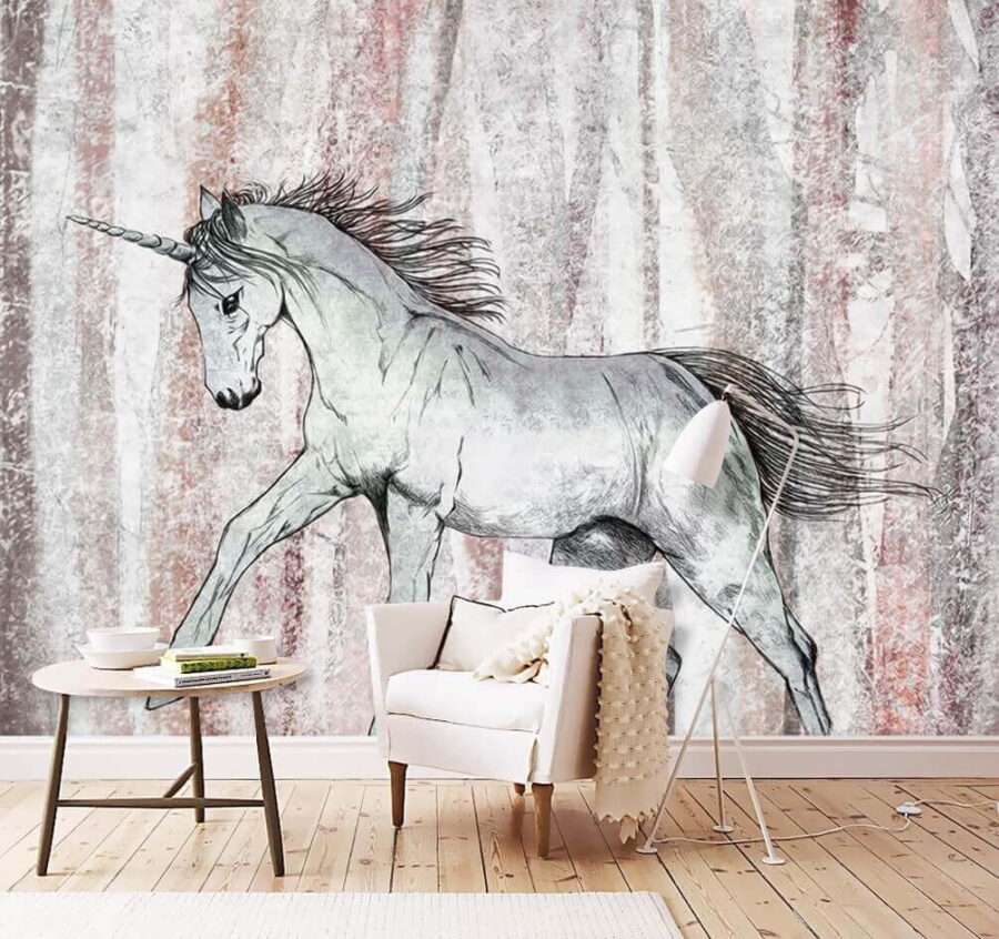 Tekening van een paard