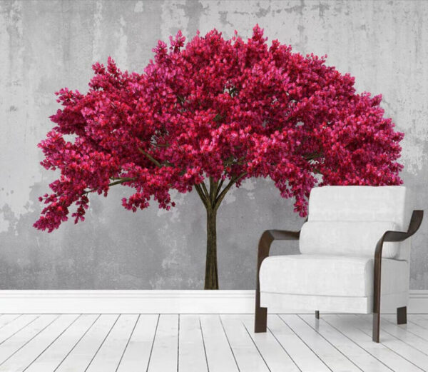 Boom met roze bloemen Boom met roze bloemen