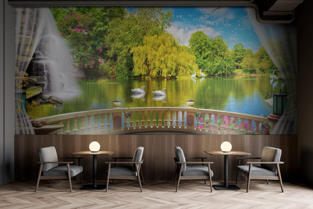 u18753piz1 1024x683 - Uitzicht op een vijver met vogels en bomen - tegory