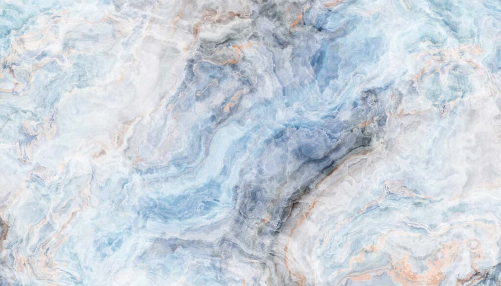 Vloeiende blauwtinten en zachte, wervelende texturen. Vloeiende blauwtinten en zachte, wervelende texturen.