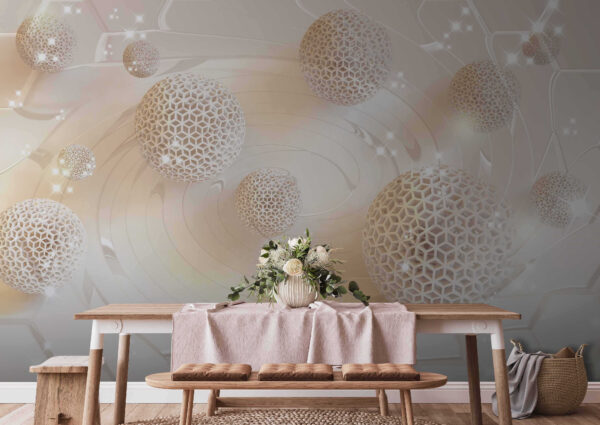 Witte ballen met gaten Witte ballen met gaten