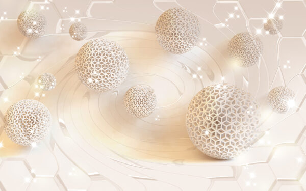 Witte ballen met gaten Witte ballen met gaten
