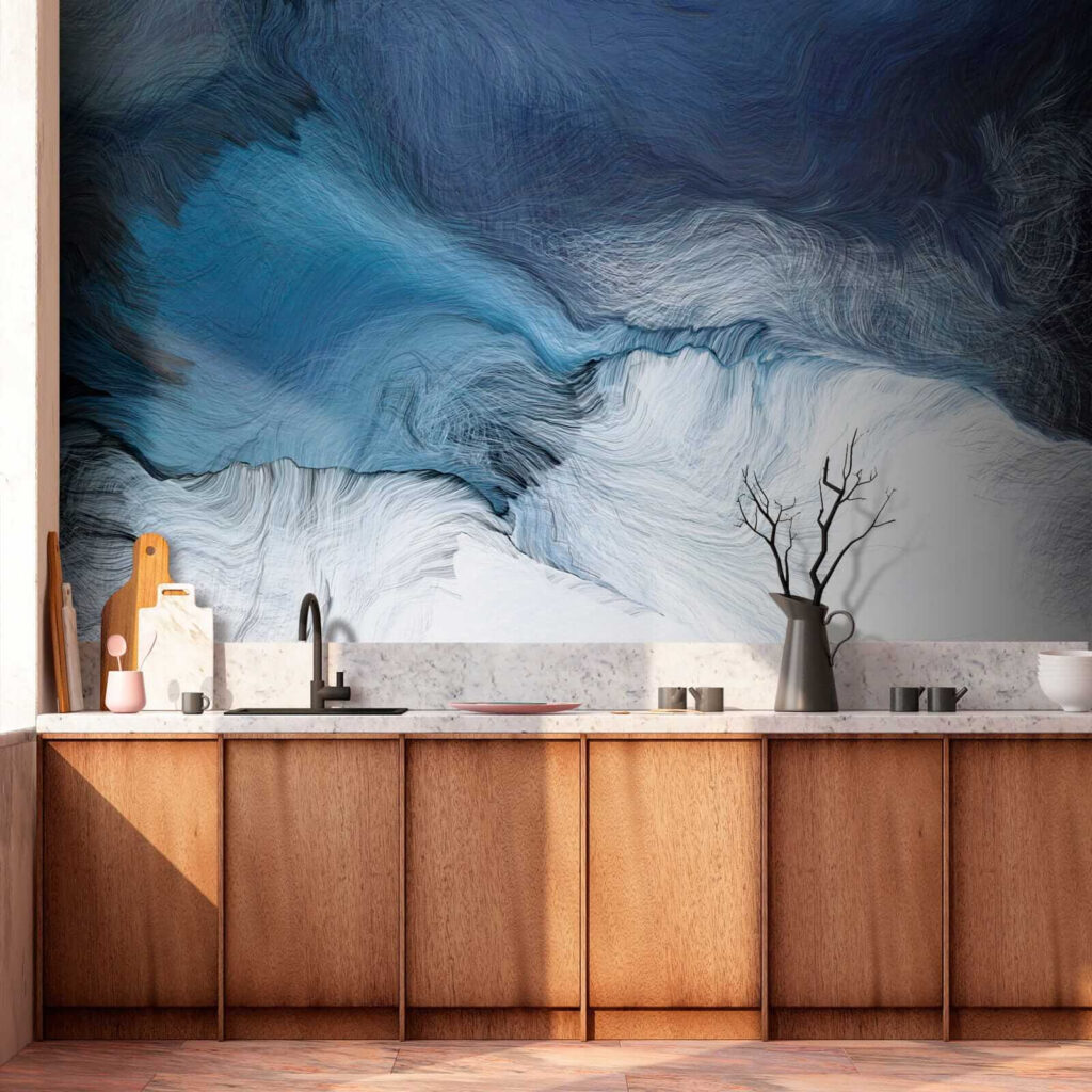 Blue and white painting Blue and white painting