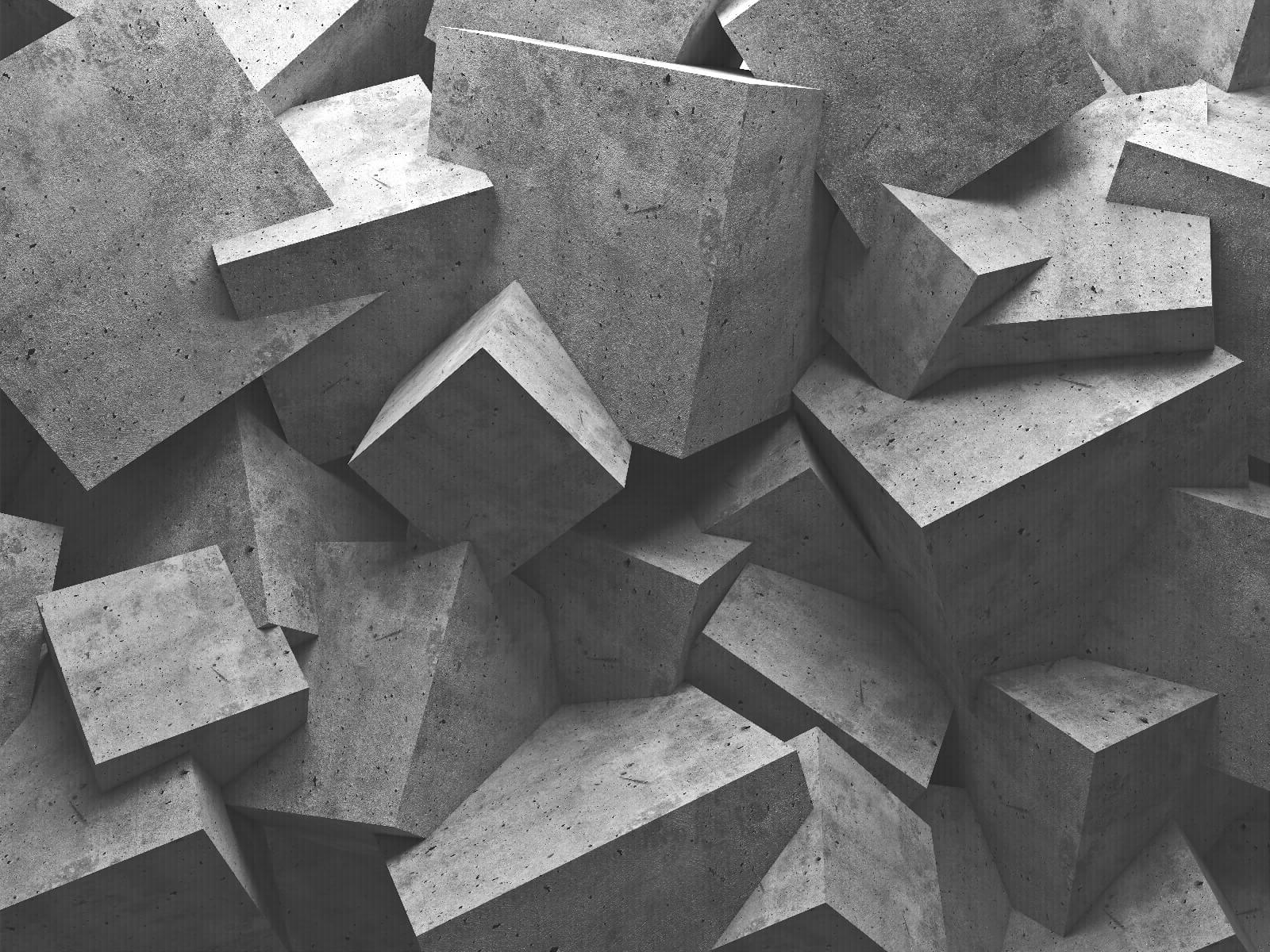 Stapel betonblokken u08929p - Stapel betonblokken - tegory