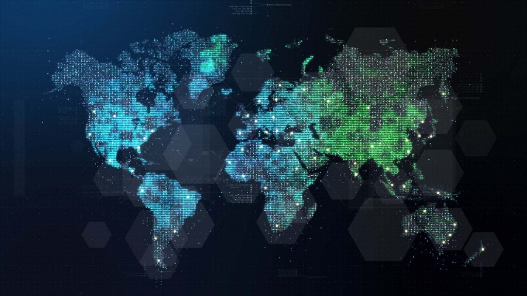 Kaart van de wereld Kaart van de wereld