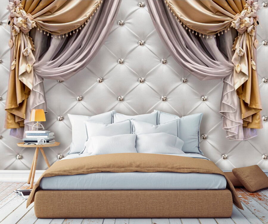 Elegante gordijnen met decoratieve accenten