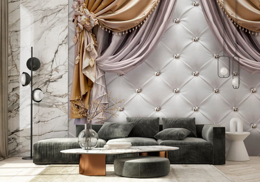 Elegante gordijnen met decoratieve accenten