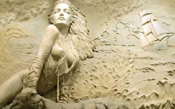 Sculptuur van een vrouw Sculptuur van een vrouw
