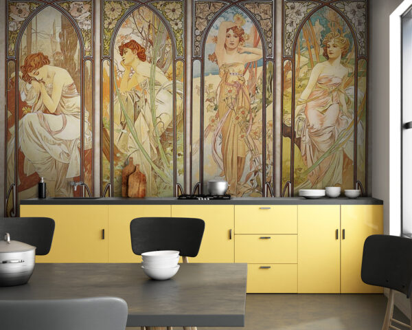 Groep vrouwen in art nouveau-stijl u02014pik83m 600x480 - Groep vrouwen in art nouveau-stijl - tegory