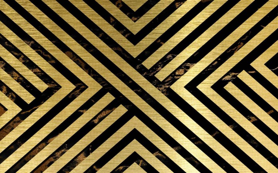 Dynamische geometrische lijnen in contrast