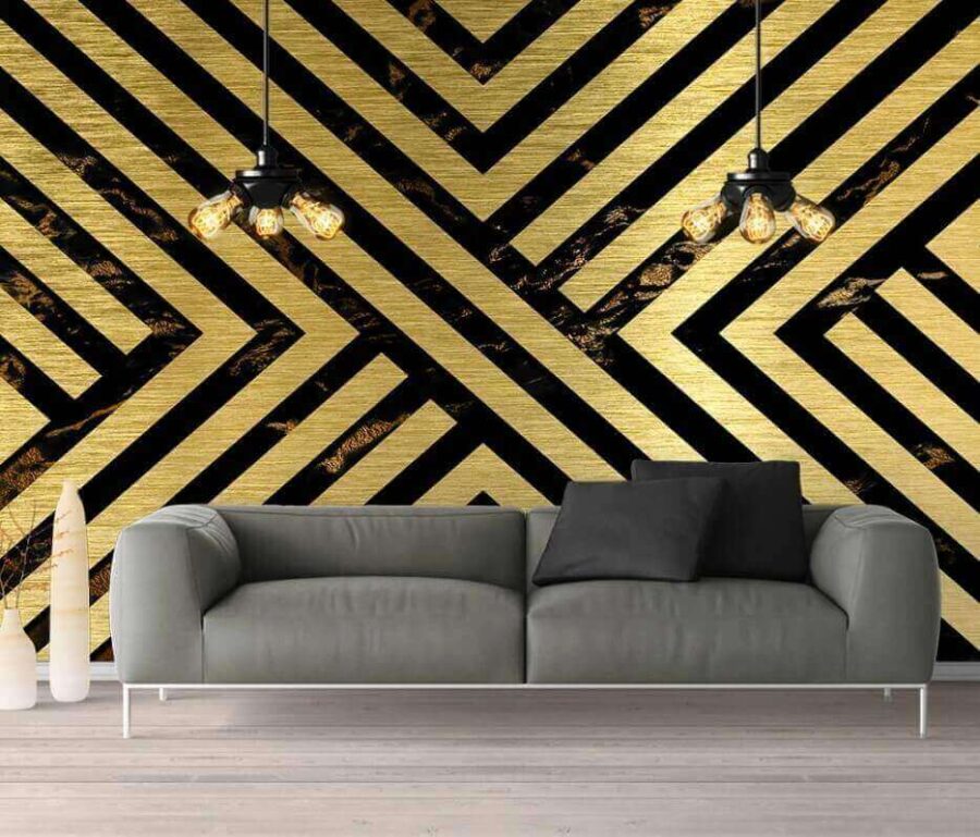 Dynamische geometrische lijnen in contrast