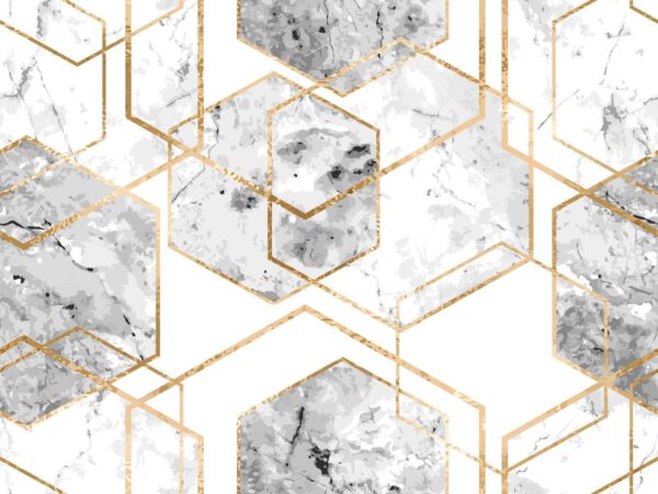 Elegant ontwerp met hexagonaal marmerpatroon Elegant ontwerp met hexagonaal marmerpatroon