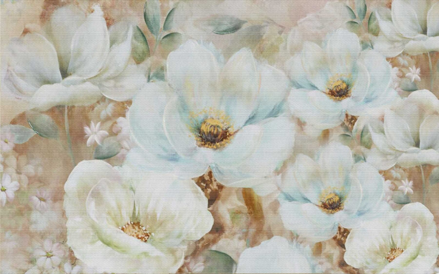 Delicate bloemen in zachte pasteltinten