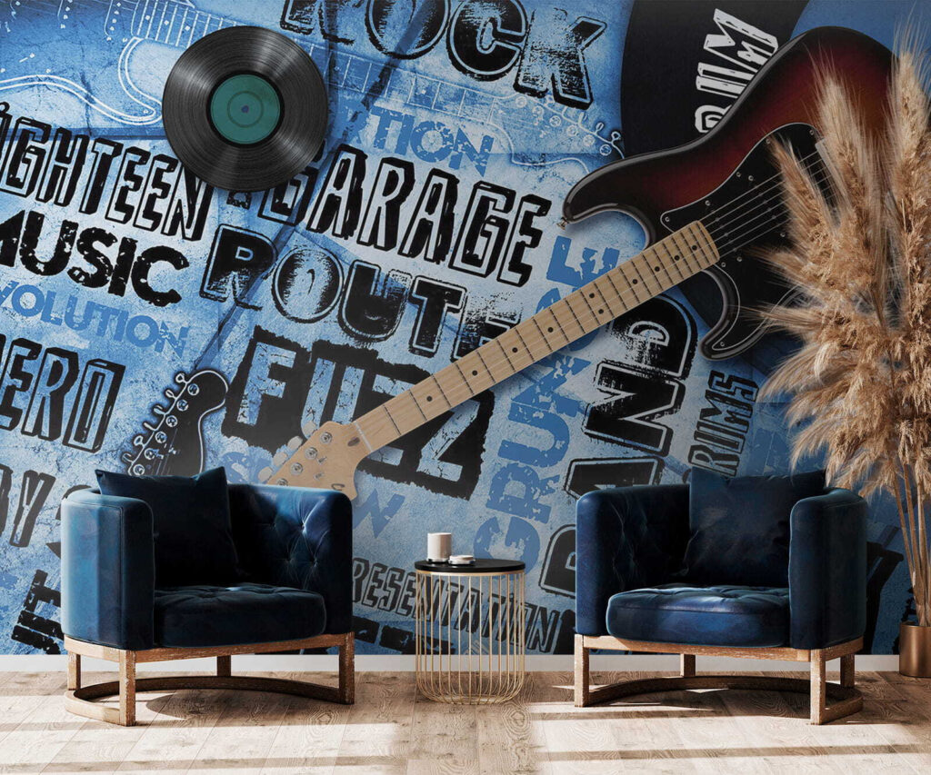 u06794piw1 1024x853 - Gitaar en plaat op een blauwe achtergrond
