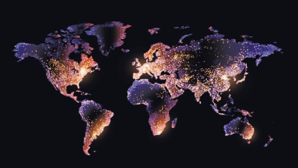 Kaart van de wereld Kaart van de wereld