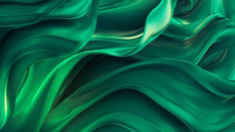 Groene stof met plooien Groene stof met plooien