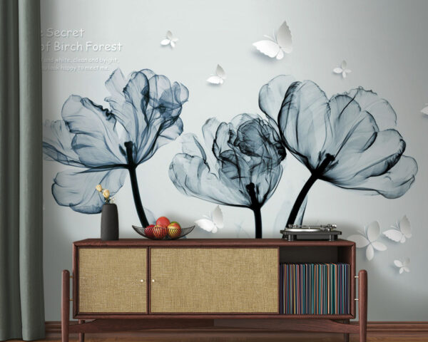 Zwart-wit afbeelding van bloemen u14705pig20m 600x480 - Zwart-wit afbeelding van bloemen - tegory