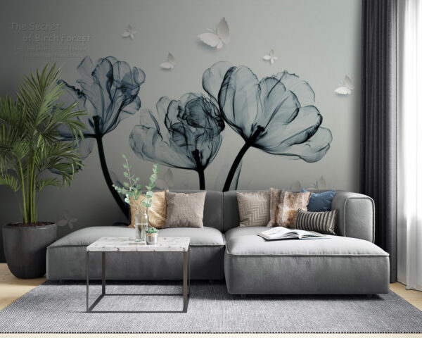 Zwart-wit afbeelding van bloemen u14705pig53 600x480 - Zwart-wit afbeelding van bloemen - tegory