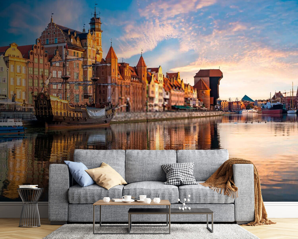 Waterlichaam met gebouwen en boten erin u19573pig54 1024x819 - Waterlichaam met gebouwen en boten erin - tegory