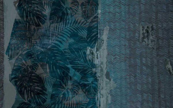 Blauw en zwart patroon Blauw en zwart patroon