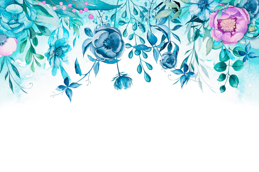 Aquarel van bloemen Aquarel van bloemen