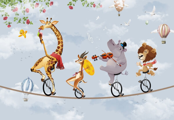 Groep dieren op eenwieler u26075p 600x412 - Groep dieren op eenwieler