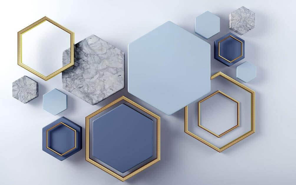 Dynamische geometrische vormen te zien Dynamische geometrische vormen te zien