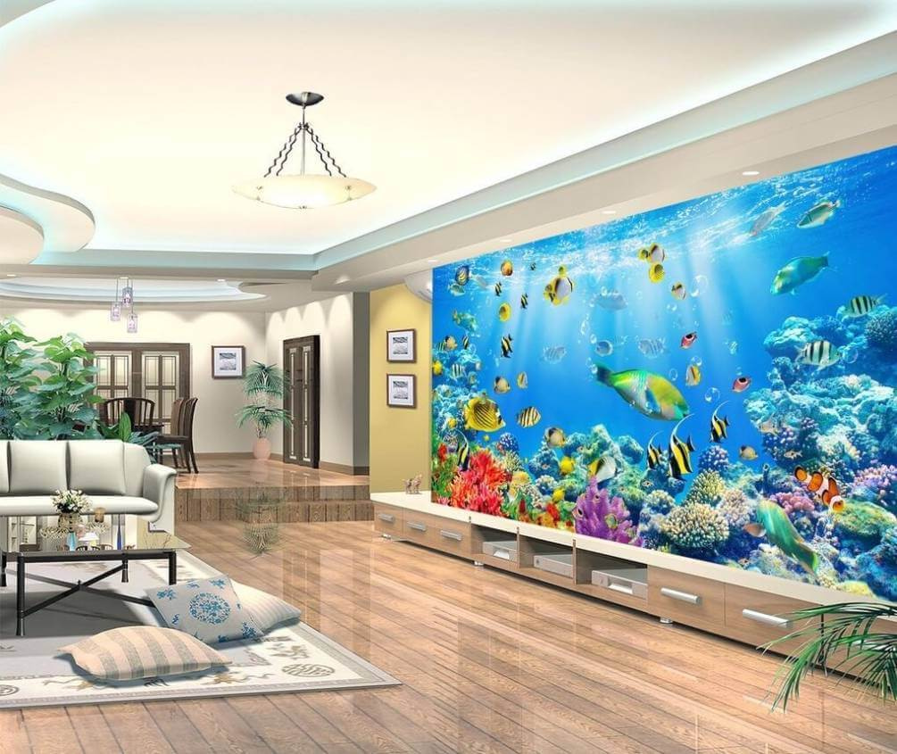 Groep vissen zwemmend in het water u26629pig1m - Groep vissen zwemmend in het water - tegory