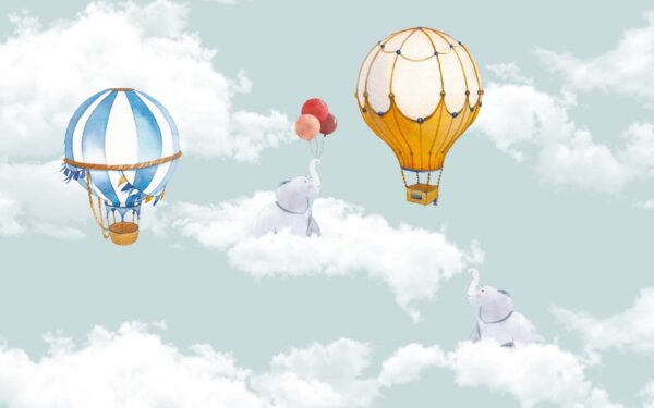Groep olifanten vliegend in de wolken u29280p 600x375 - Groep olifanten vliegend in de wolken