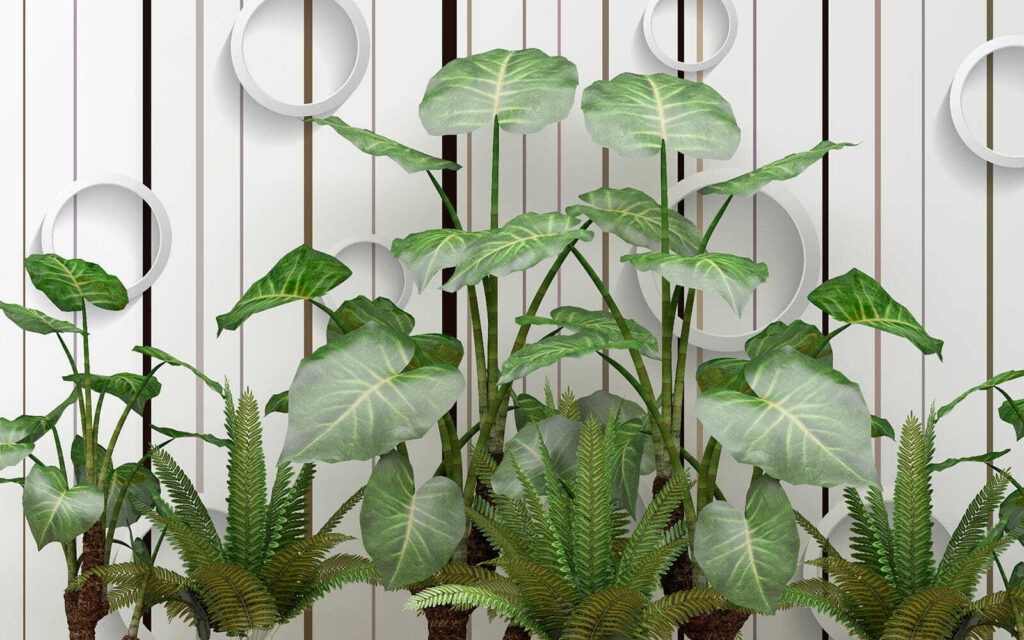 Plant met groene bladeren Plant met groene bladeren
