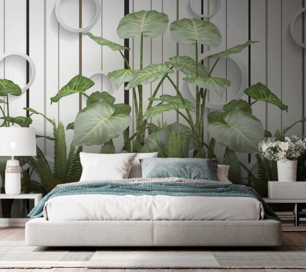 Plant met groene bladeren Plant met groene bladeren