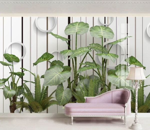 Plant met groene bladeren Plant met groene bladeren
