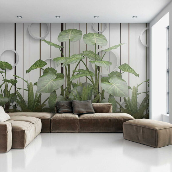 Plant met groene bladeren Plant met groene bladeren