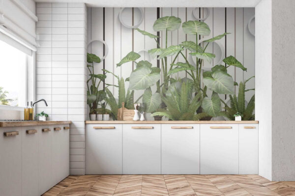 Plant met groene bladeren Plant met groene bladeren