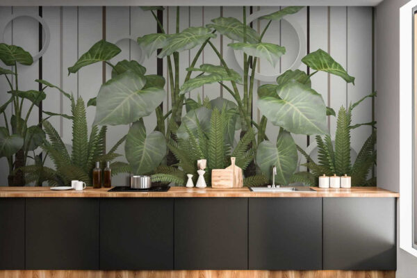 Plant met groene bladeren Plant met groene bladeren