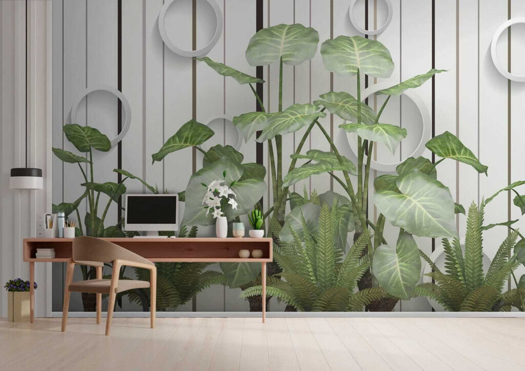 Plant with green leaves