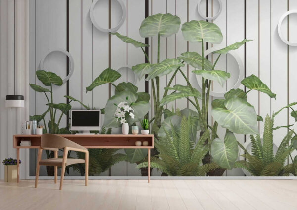 Plant met groene bladeren Plant met groene bladeren