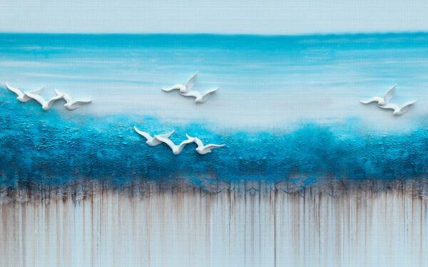 Schilderij van vogels vliegend over een blauwe oceaan u35406p 600x375 - Schilderij van vogels vliegend over een blauwe oceaan - tegory