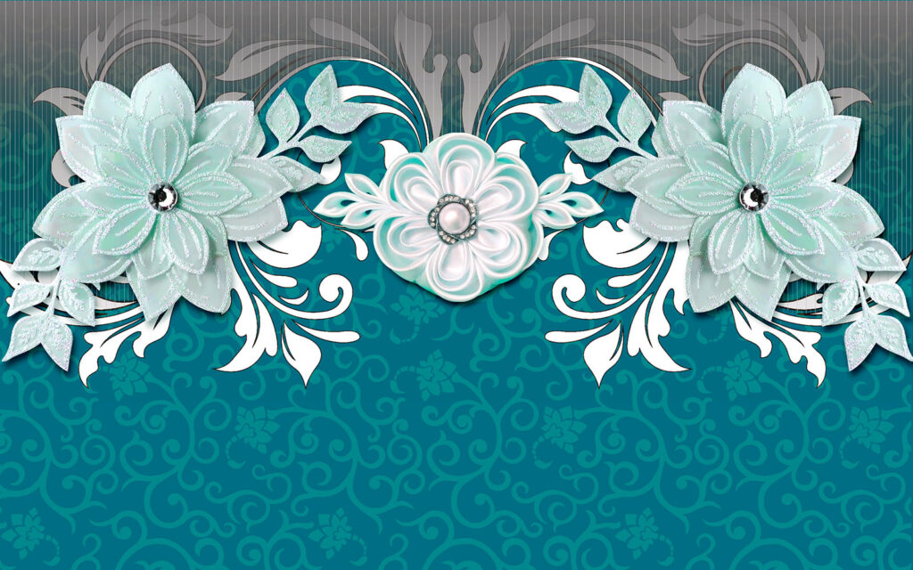 Blauw en wit bloemmotief u35763p 1024x640 - Blauw en wit bloemmotief - tegory