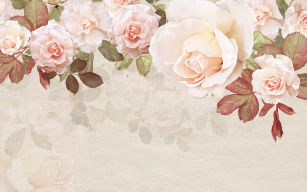 Groep bloemen op witte achtergrond Groep bloemen op witte achtergrond